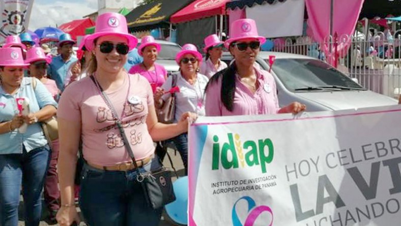 IDIAP participó en el cierre de campaña de la cinta celeste y rosada a nivel nacional en Coclé