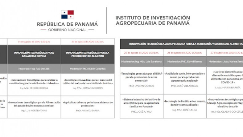 CICLO DE VIDEOCONFERENCIAS EN EL 45° ANIVERSARIO IDIAP