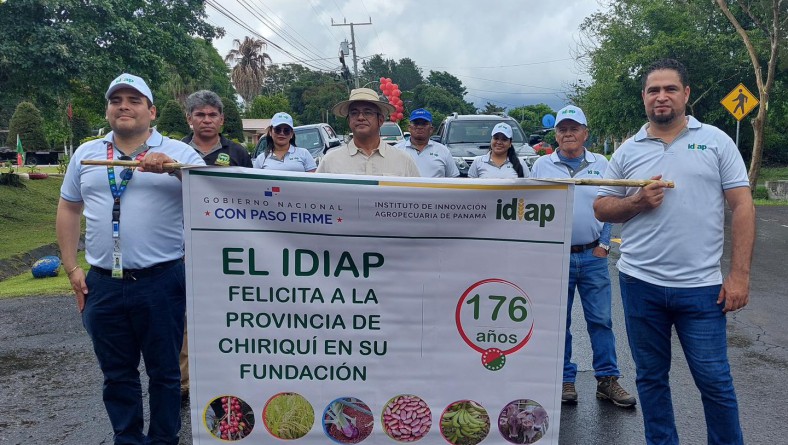 El IDIAP FELICITA A LA PROVINCIA DE CHIRIQUÍ EN SUS 176 AÑOS DE FUNDACIÓN.