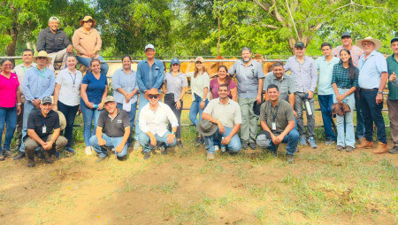JORNADA DE TRABAJO DEL PROYECTO PROHORTAS EN EL EJIDO DE LOS SANTOS